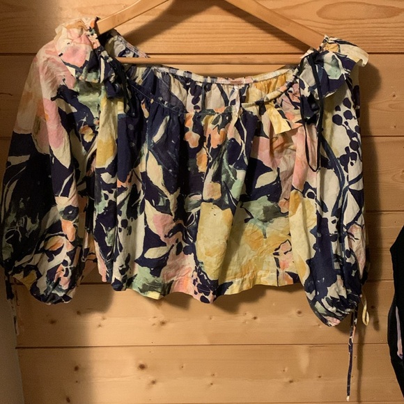 Cropped floral FreePeople summer top - Picture 5 of 5